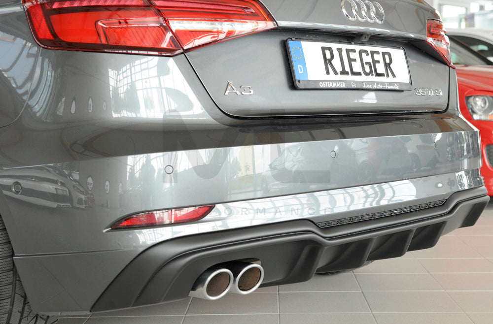 Rieger 00056820 Audi 8V A3 Rear Diffuser 3 | ML Performance UK Car Parts