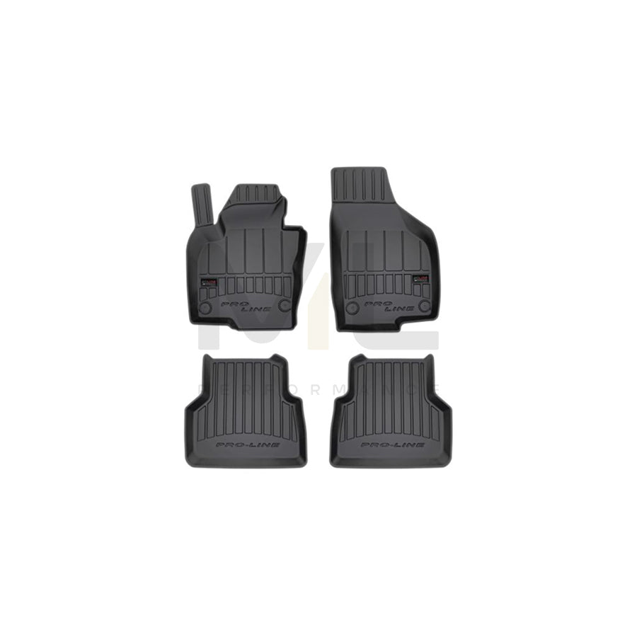 FROGUM 3D407619 Floor mat set for VW Tiguan I (5N) Elastomer, Front and Rear, Quantity: 4, Black | ML Performance Car Parts