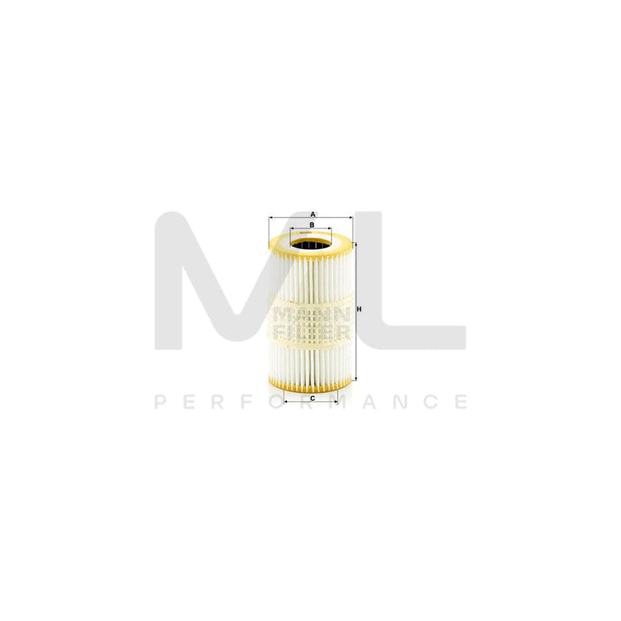 MANN-FILTER HU 7035 y Oil Filter with seal, Filter Insert | ML Performance Car Parts