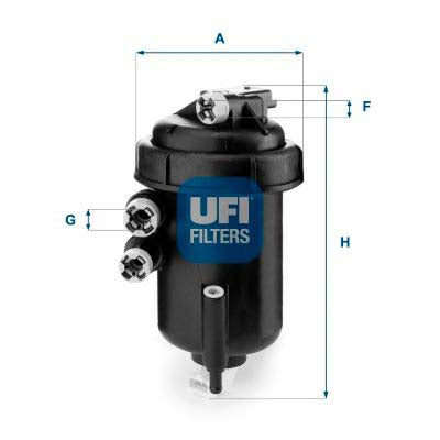 UFI 55.127.00 Fuel Filter