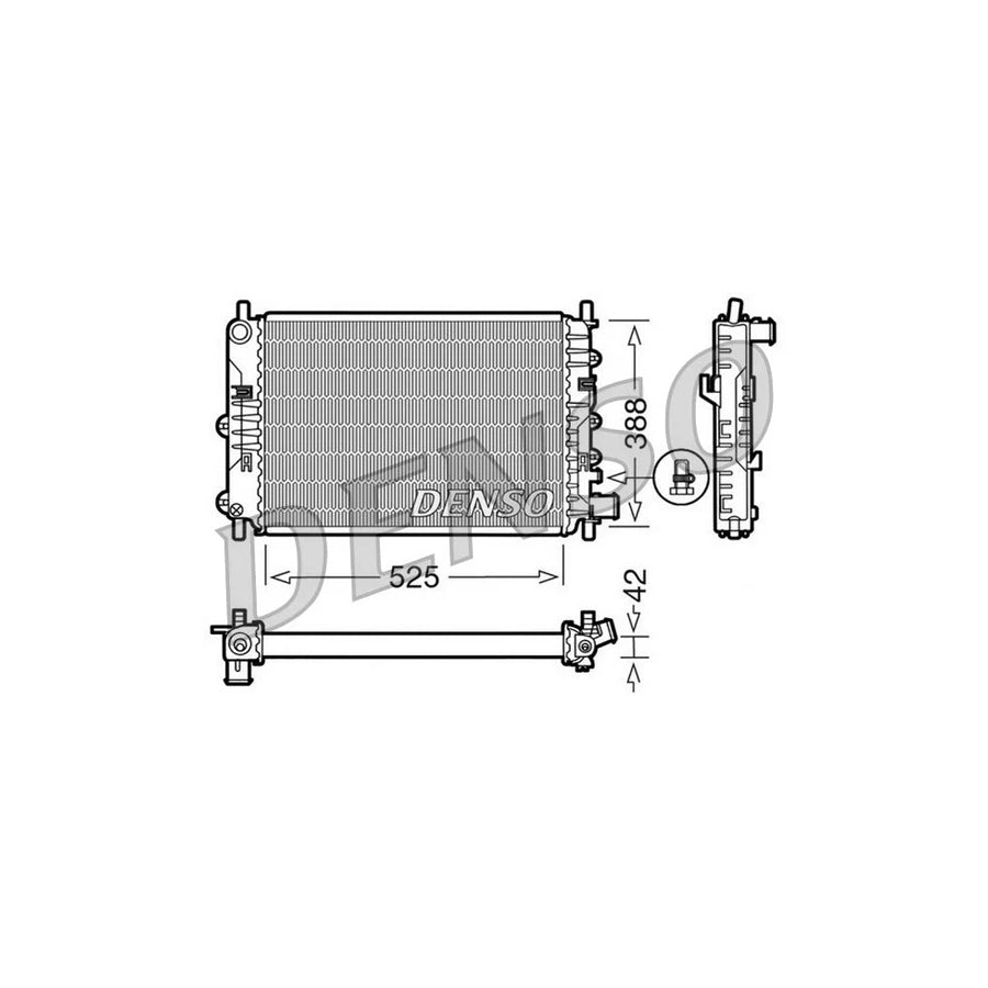 Denso DRM10026 Drm10026 Engine Radiator | ML Performance UK