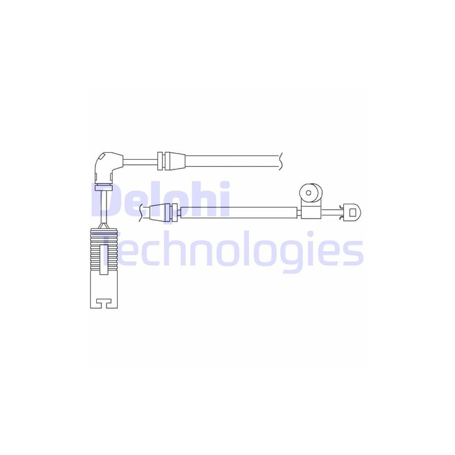 Delphi Lz0180 Warning Contact Set, Brake Pad Wear For Bmw X3 (E83)