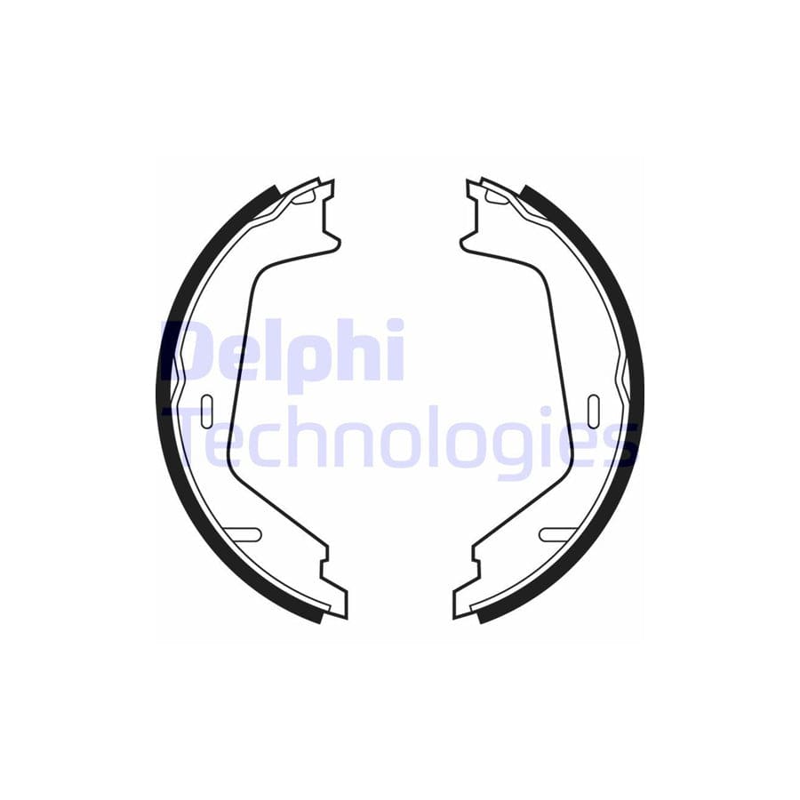 Delphi Ls1884 Handbrake Shoes