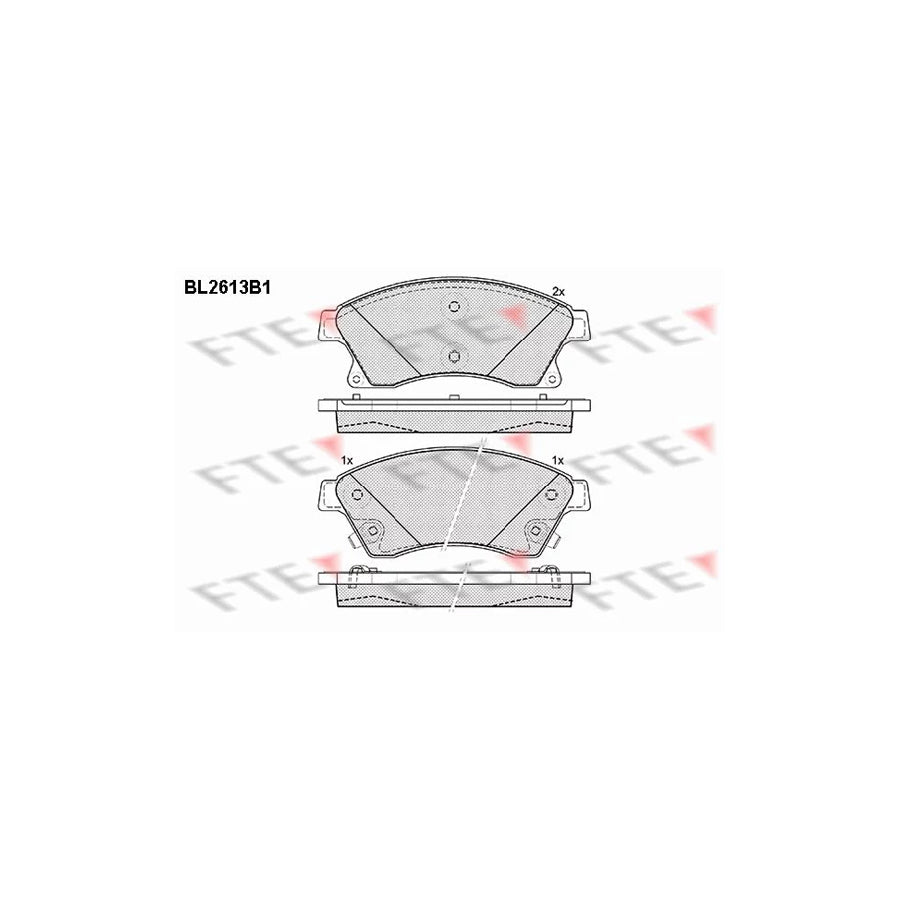 Fte BL2613B1 Brake Pad Set | ML Performance UK Car Parts