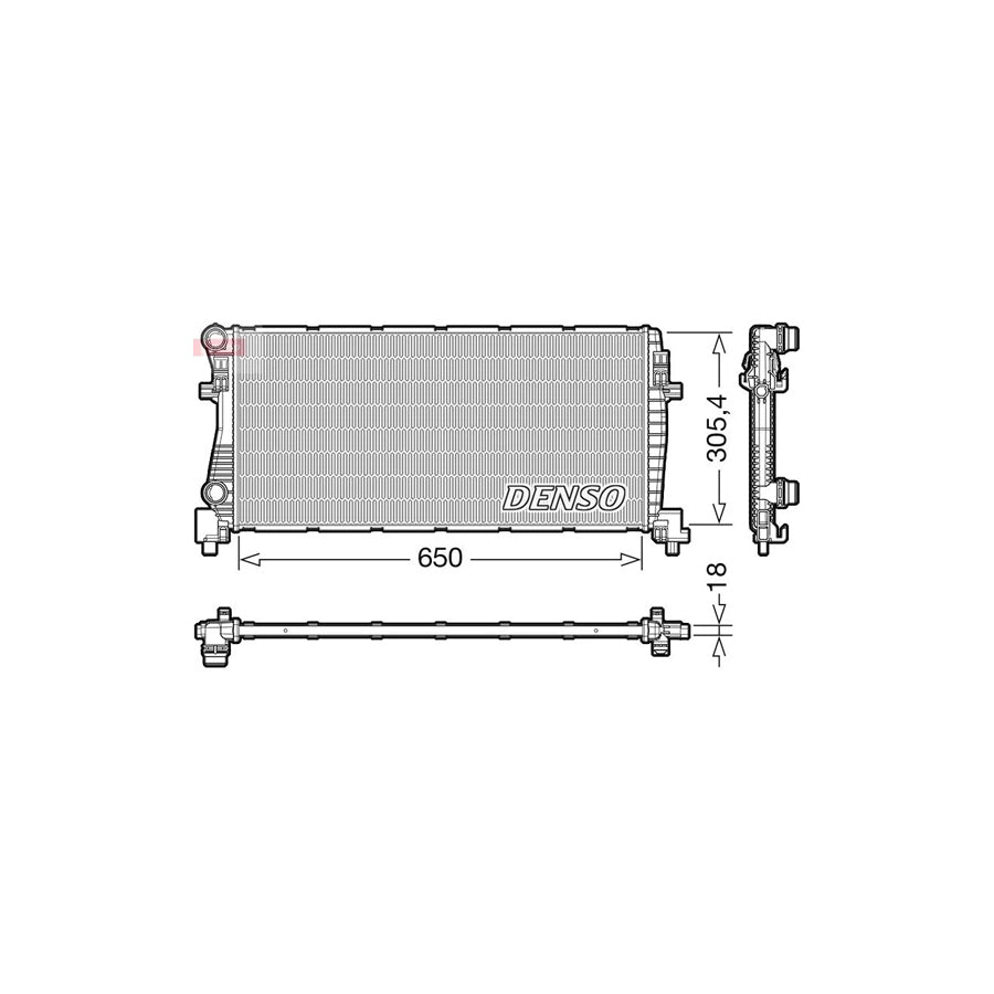 Denso DRM02017 Drm02017 Engine Radiator | ML Performance UK