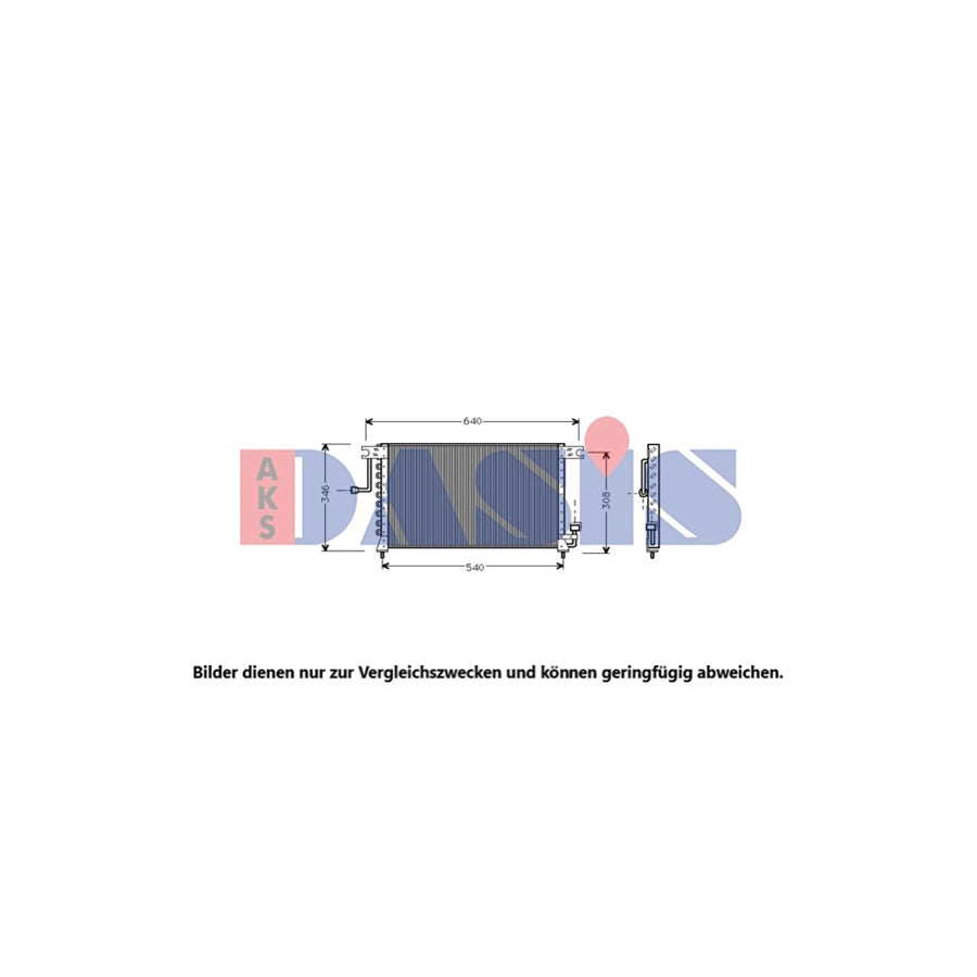 AKS Dasis 562010N Air Conditioning Condenser | ML Performance UK