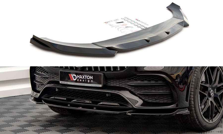 Maxton Design ME-GLE-C167-AMG-FD1T Front Splitter Mercedes Benz GLE-Class Coupe C167 | ML Performance UK Car Parts