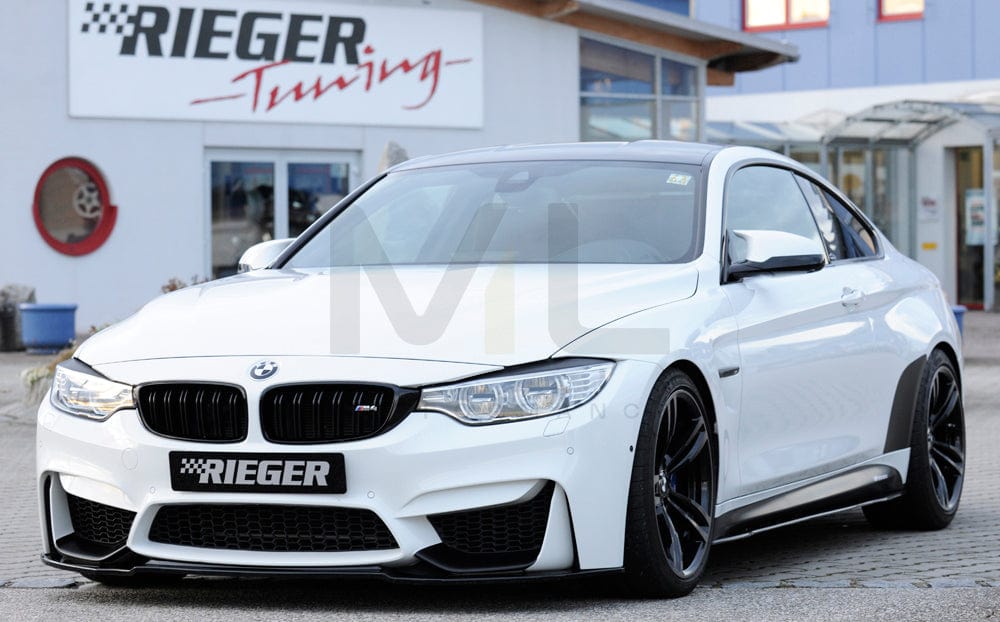 Rieger 00053420 BMW 4 Series F80 F82 F83 Front Splitter (M3 & M4) 6 | ML Performance UK Car Parts