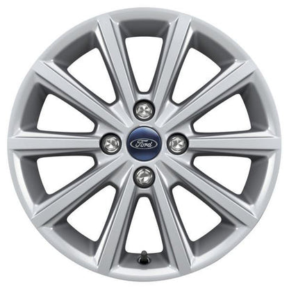 GENUINE FORD 2238272 x4 SET OF 4 B-MAX ALLOY WHEEL 16" 10-SPOKE DESIGN, SILVER 2012 - | ML Performance UK