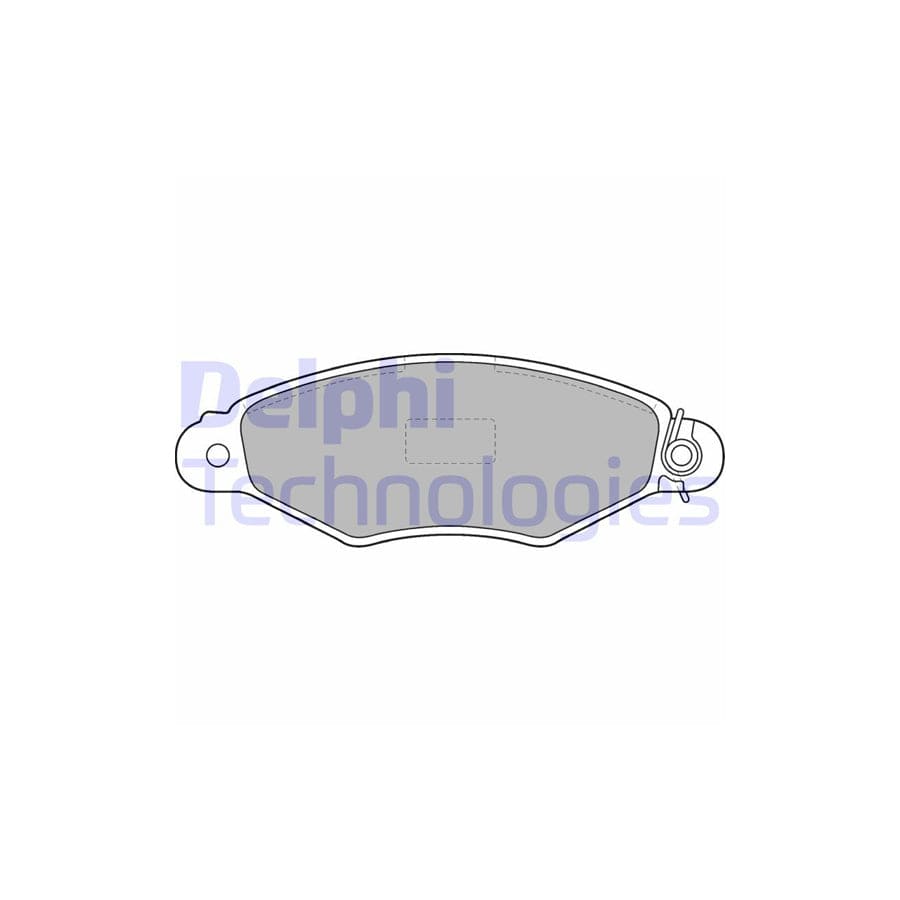 Delphi Lp1519 Brake Pad Set