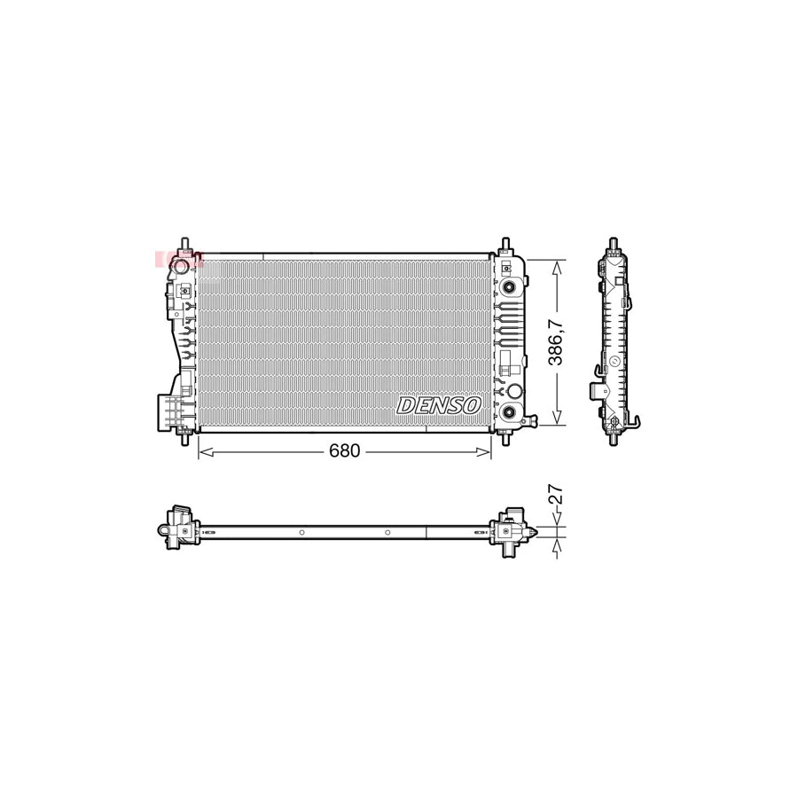 Denso DRM99012 Drm99012 Engine Radiator For Opel Insignia | ML Performance UK