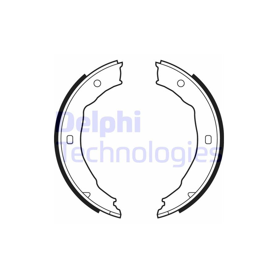 Delphi Ls1881 Handbrake Shoes