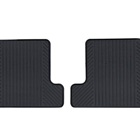 GENUINE FORD 1717662 FOCUS RUBBER FLOOR MATS REAR, BLACK | ML Performance UK