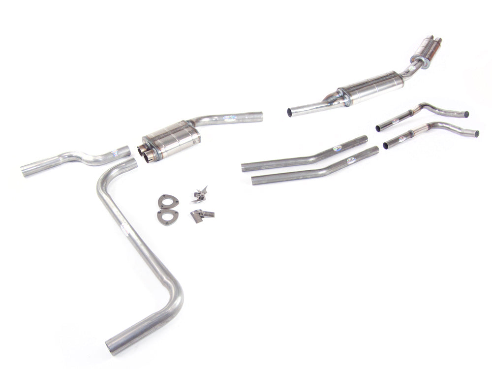 QuickSilver MT041 Maserati Sebring Ser. 1, 2 Stainless Steel Exhaust Twin System | ML Performance UK Car Parts