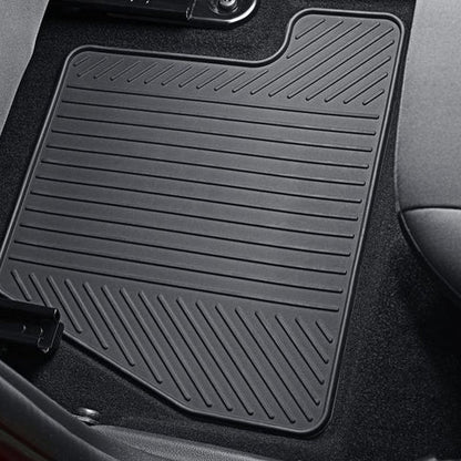 GENUINE FORD 1717662 FOCUS RUBBER FLOOR MATS REAR, BLACK | ML Performance UK