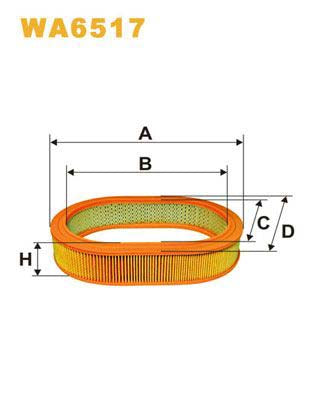 WIX Filters WA6517 Air Filter