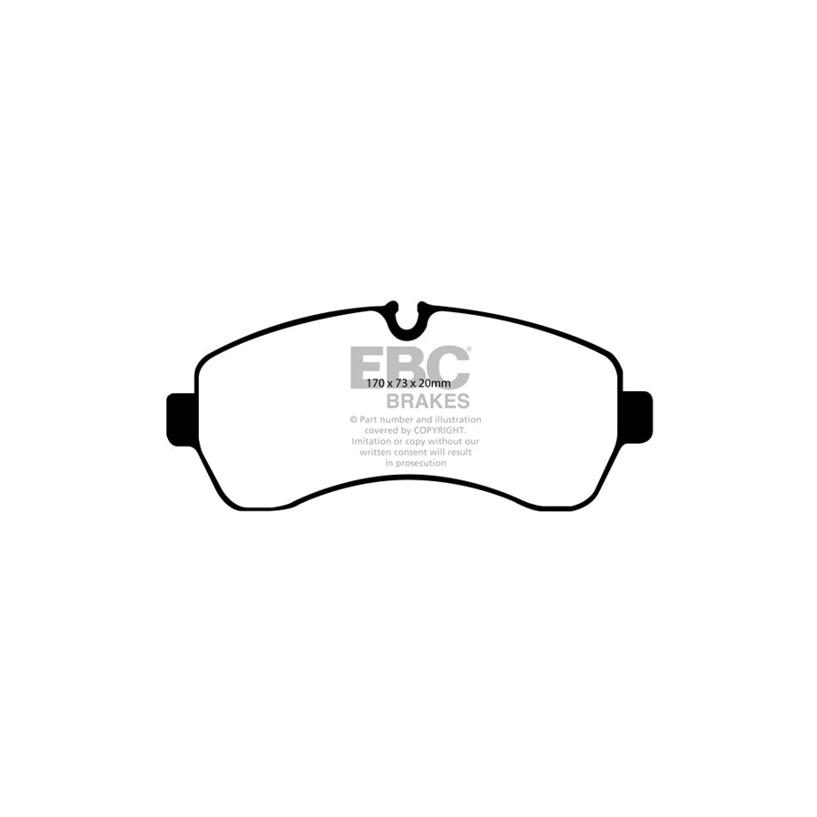 EBC PDKF2139 Mercedes-Benz VW Ultimax Front Brake Pad & Plain Disc Kit - Brembo Caliper 2 | ML Performance UK Car Parts