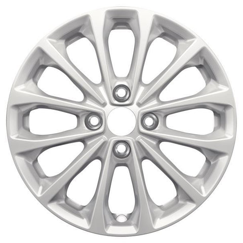 GENUINE FORD 2238315 x4 SET OF 4 FIESTA ALLOY WHEEL 16" 12-SPOKE DESIGN, SPARKLE SILVER 11/2012 - 06/2017 | ML Performance UK