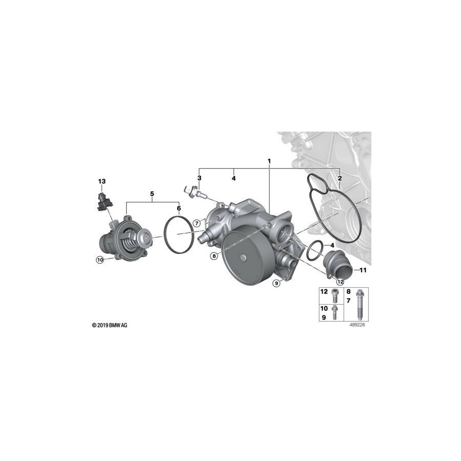 Genuine BMW 11508419207 Coolant Pipe, Supply Line (Inc. M6 GT3) | ML Performance UK Car Parts