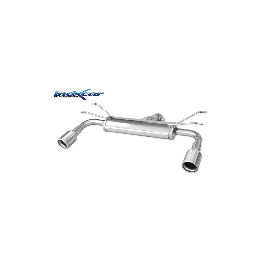 InoXcar F124.01.102 Fiat 124 Rear Silencer | ML Performance UK Car Parts