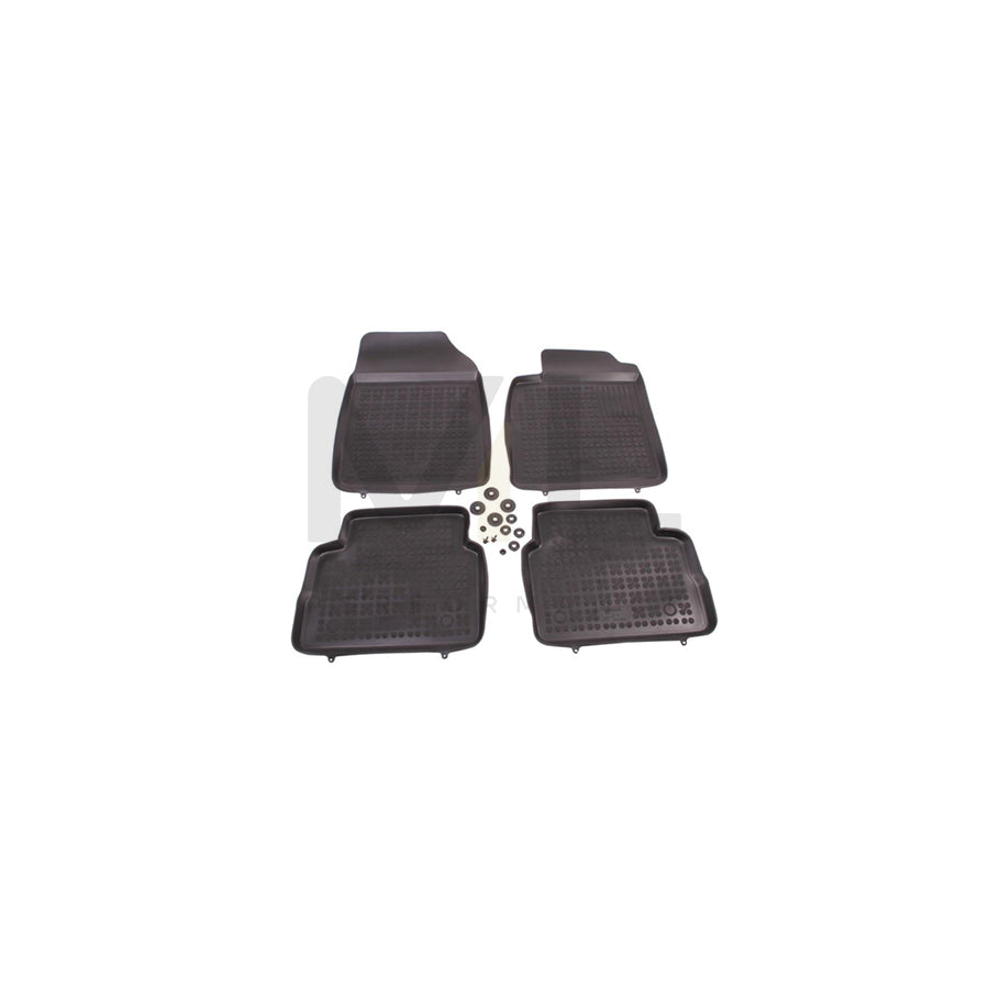 REZAW PLAST 200502 Floor mat set for OPEL VECTRA Elastomer, Front and Rear, Quantity: 4, Black | ML Performance Car Parts