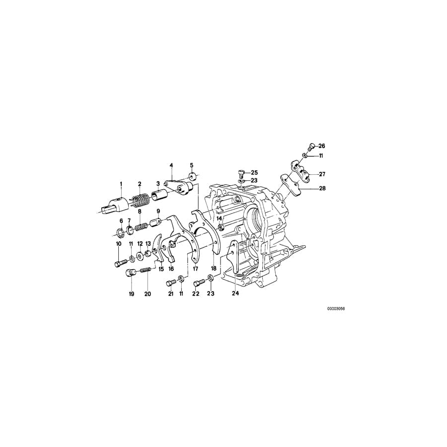 Genuine BMW 23311224123 E34 E32 Roadster Selector Cam (Inc. 324d, 525i & Z1) | ML Performance UK Car Parts