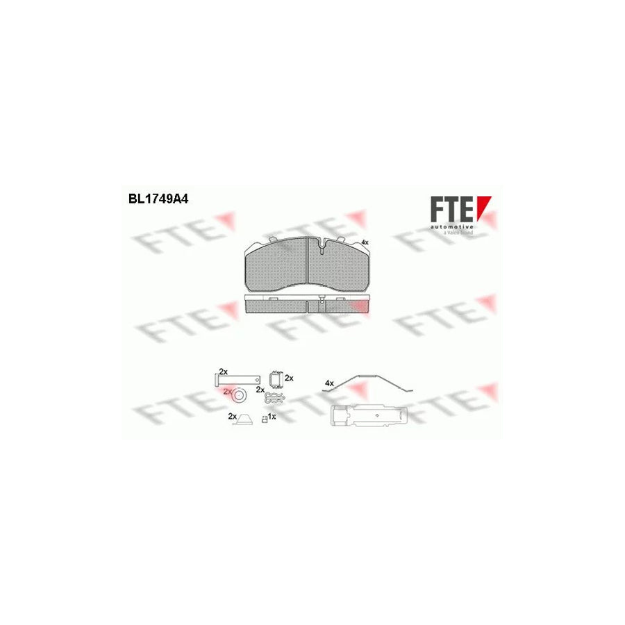 Fte BL1749A4 Brake Pad Set | ML Performance UK Car Parts