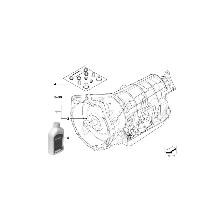 Genuine BMW 24407509116 E39 E46 E85 Torque Converter D51 (Inc. 325Ci, 325ti & 323Ci) | ML Performance UK Car Parts