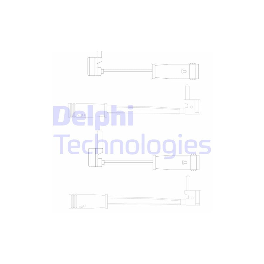 Delphi Lz0163 Warning Contact Set, Brake Pad Wear