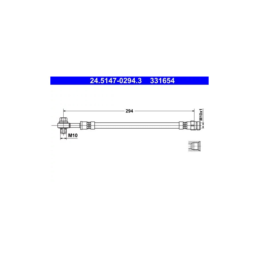 ATE 24.5147-0294.3 Brake Hose