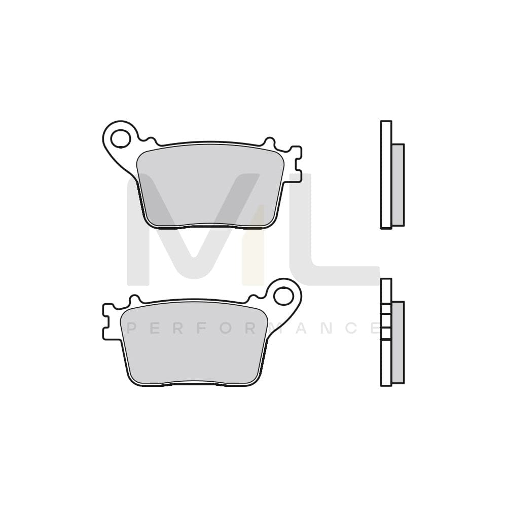 Brembo Carbon Ceramic, Road 07Ho5907 Brake Pad Set Front And Rear | ML Performance Car Parts