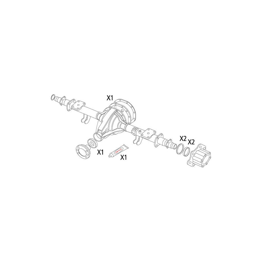 Corteco 19536195 Gasket Set, Differential | ML Performance UK