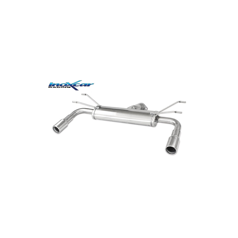 InoXcar F124.01.80 Fiat 124 Rear Silencer | ML Performance UK Car Parts