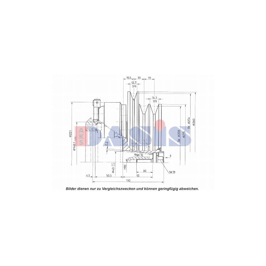 AKS Dasis 851299N Ac Compressor Clutch | ML Performance UK