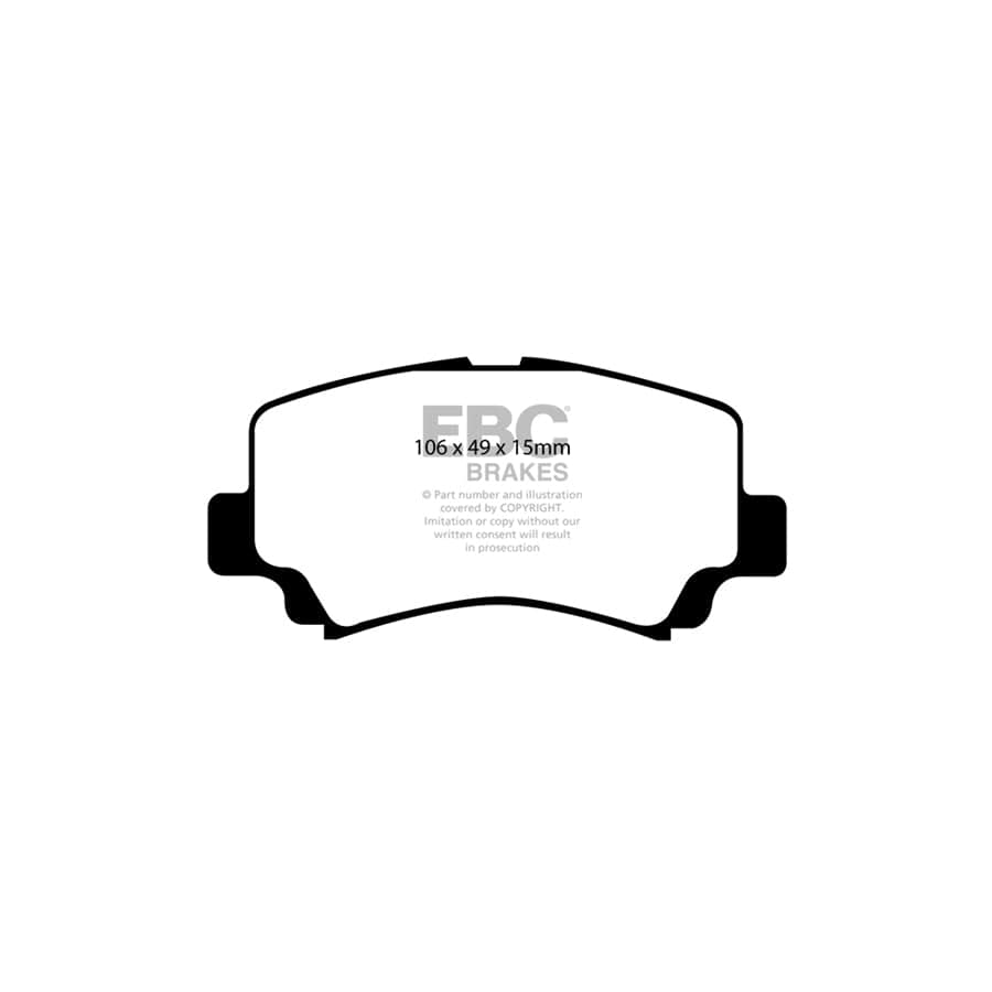 EBC PDKF1475 Opel Vauxhall Agila Ultimax Front Brake Pad & Plain Disc Kit 2 | ML Performance UK Car Parts