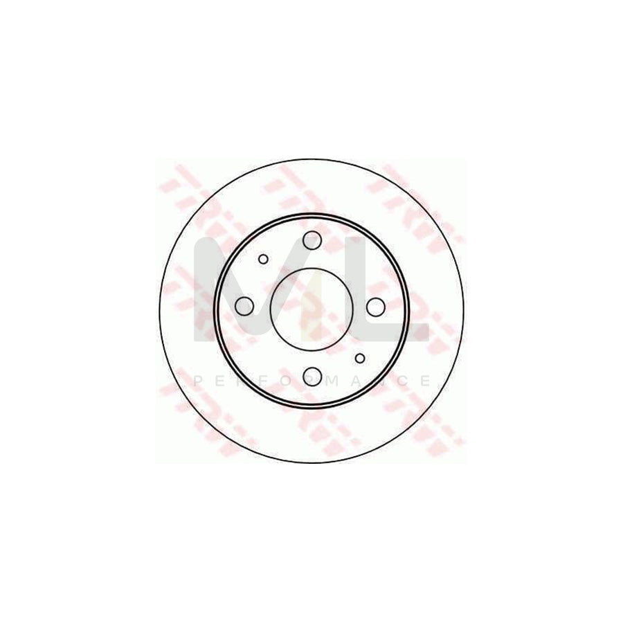 TRW DF4096 Brake Disc for SUBARU Sumo Minibus (E10, E12) Vented | ML Performance Car Parts