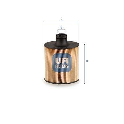 UFI 25.284.00 Oil Filter