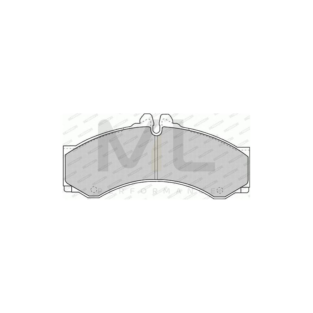 Ferodo Fqt1544 Brake Pad Set Front Axle, Excl. Wear Warning Contact, With Spring | ML Performance Car Parts