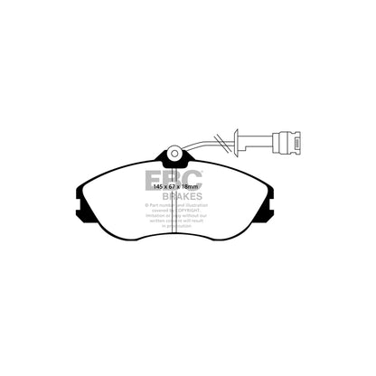 EBC PD11KF1012 Audi Greenstuff Front Brake Pad & GD Disc Kit - Girling/TRW Caliper (Inc. 80, Cabriolet, Coupe) 2 | ML Performance UK Car Parts