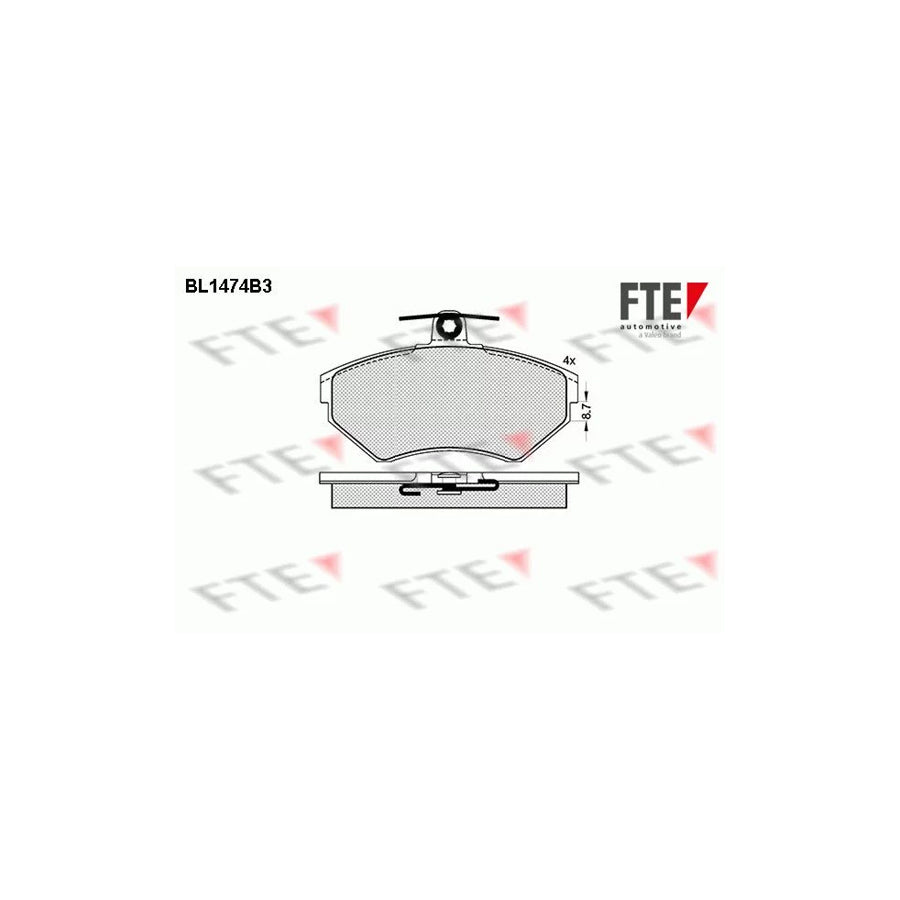 Fte 9010201 Brake Pad Set | ML Performance UK Car Parts