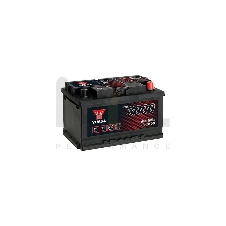 Yuasa YBX3100 12v 71Ah SMF Battery | ML Performance UK Car Parts