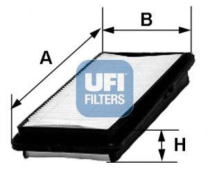 UFI 30.327.00 Air Filter For Suzuki Liana