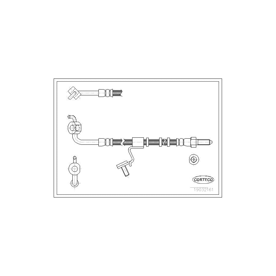 Corteco 19032161 Brake Hose | ML Performance UK