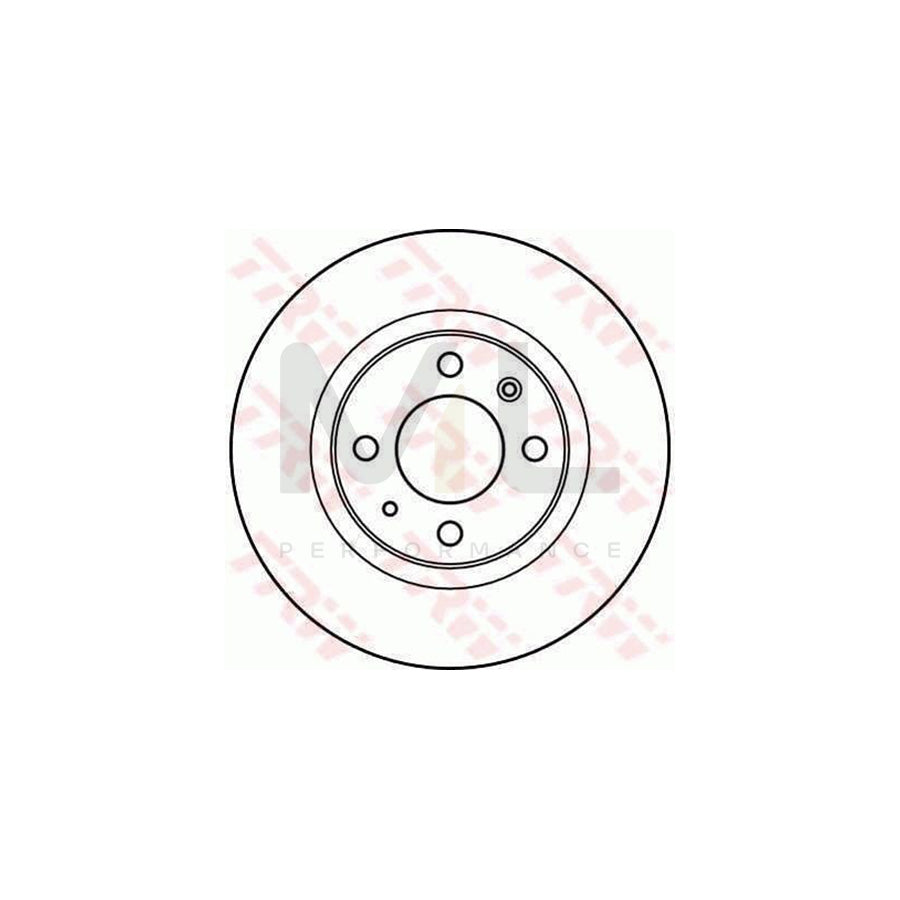 TRW DF2577 Brake Disc for SAAB 9000 Hatchback Vented | ML Performance Car Parts