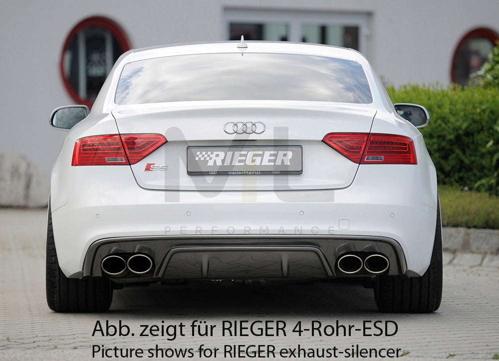 Rieger 00099197 Audi B8 B81 S5 Rear Diffuser 3 | ML Performance UK Car Parts