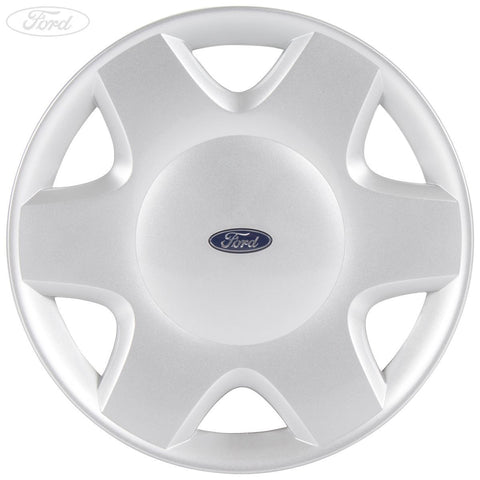 GENUINE FORD 1105754 FIESTA MK5 MK6 13" WHEEL TRIM HUB CAP SILVER SINGLE | ML Performance UK