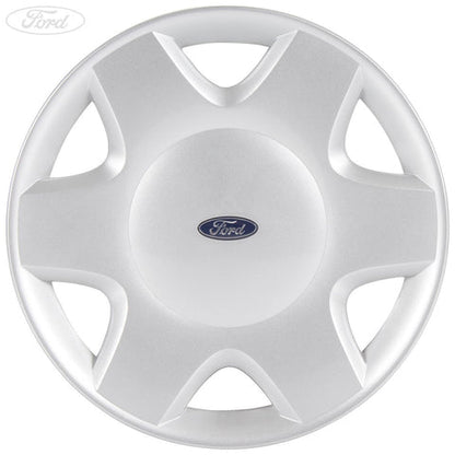 GENUINE FORD 1105754 FIESTA MK5 MK6 13" WHEEL TRIM HUB CAP SILVER SINGLE | ML Performance UK