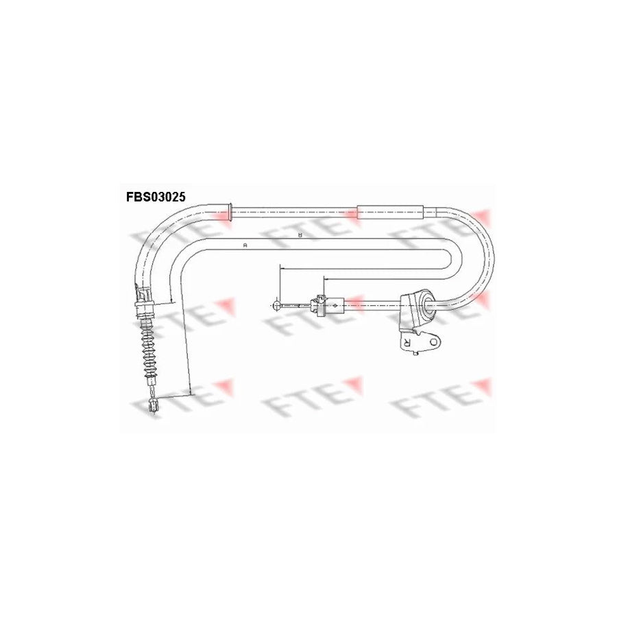 Fte 9250114 Hand Brake Cable | ML Performance UK Car Parts