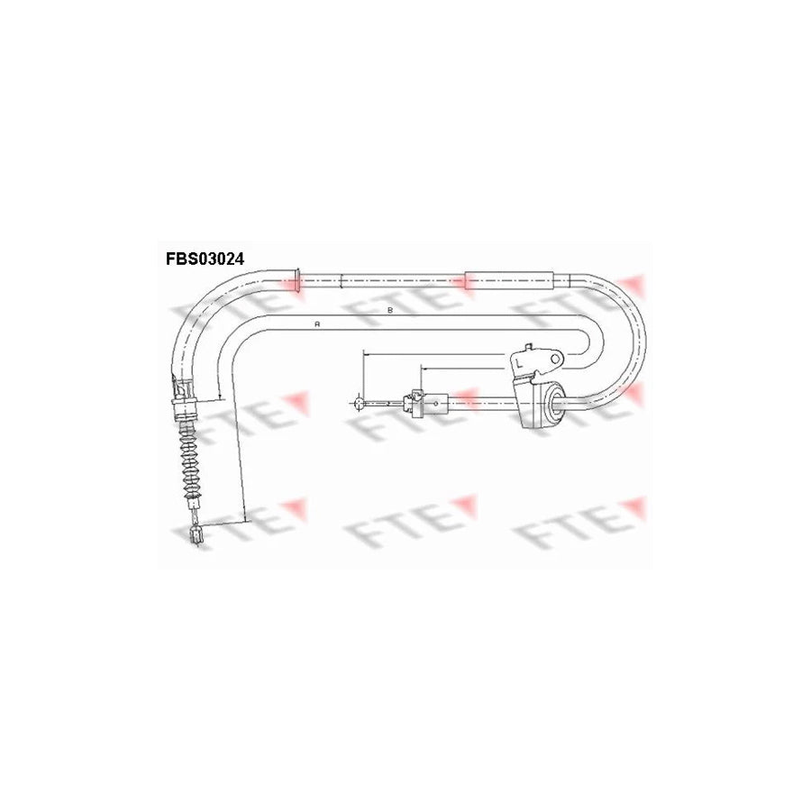 Fte 9250113 Hand Brake Cable | ML Performance UK Car Parts