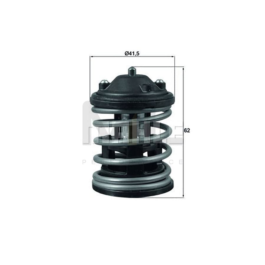 MAHLE ORIGINAL TX 163 87D Engine thermostat Opening Temperature: 87��C, with seal | ML Performance Car Parts